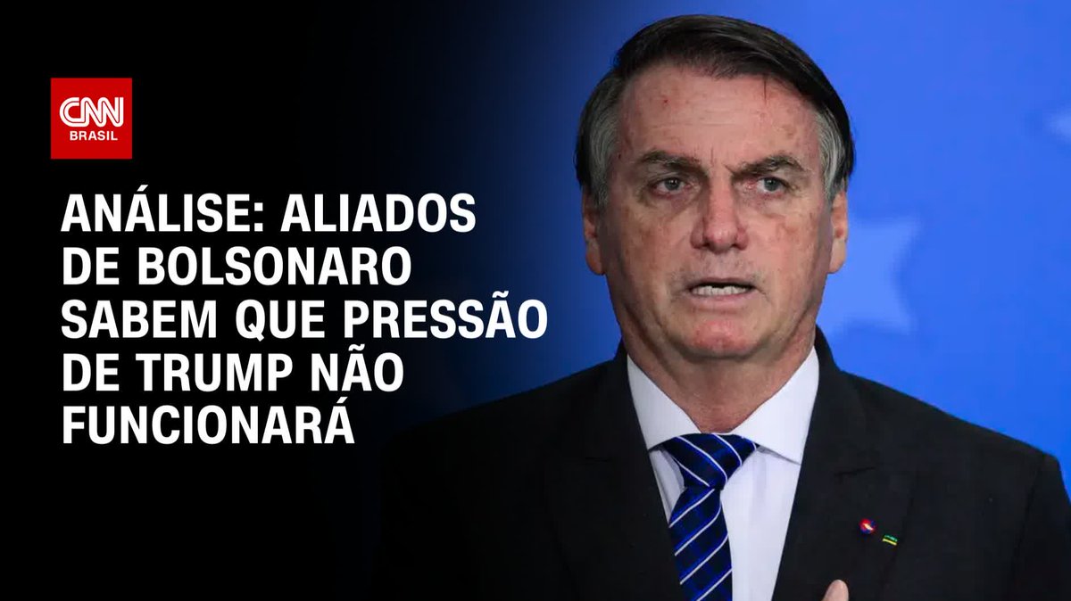 Aliados de Bolsonaro: pressão de Trump não funcionará; assista #CNNArena