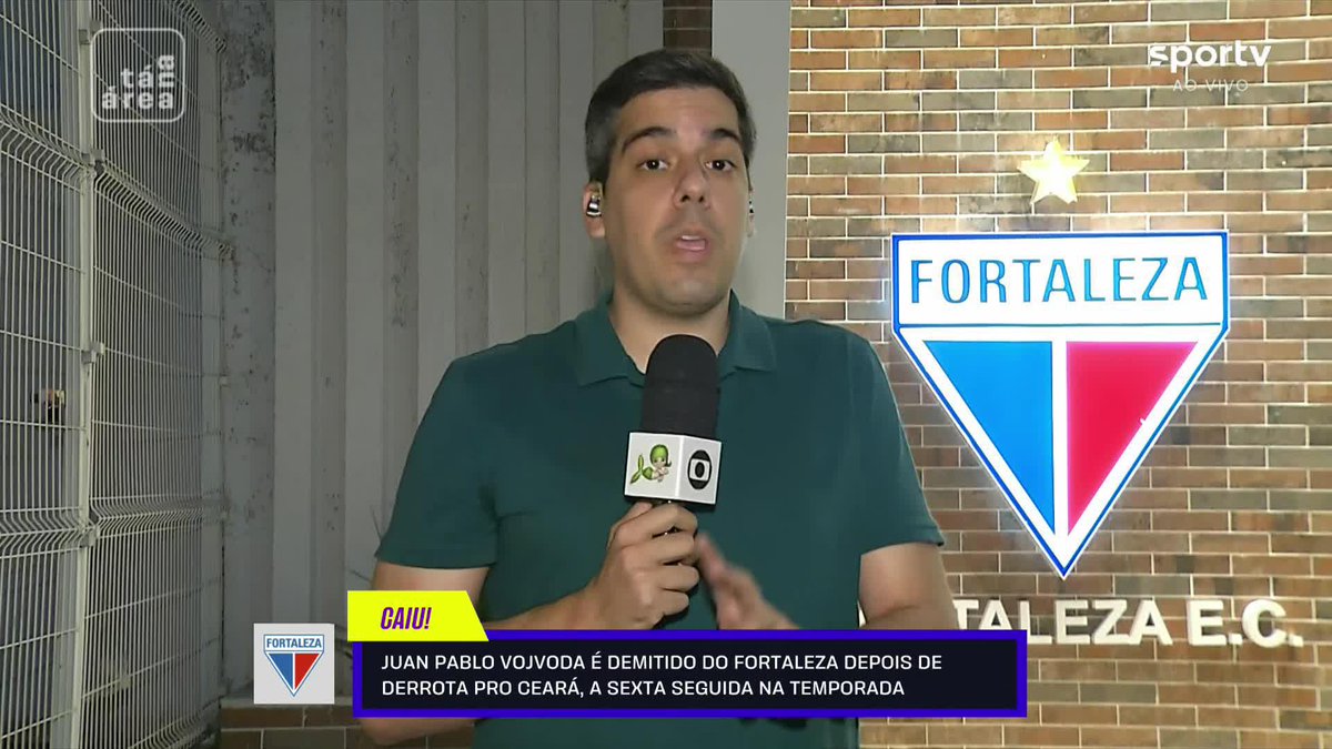 Fim de uma era! Fortaleza demite Vojvoda e dois nomes são cotados: Ramón Díaz e Zubeldía. O repórter Lucas Catrib traz as atualizações!