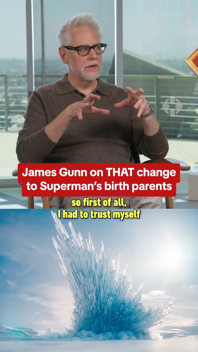 James Gunn explains why he changed [SPOILER] for Superman's birth parents! #Superman