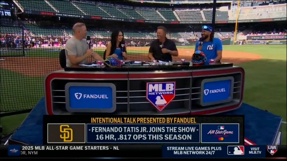 "It's a journey... just go out there, have fun and you put the swag and where you come from." Fernando Tatis Jr. shares how he plays with energy in front of a beautiful atmosphere in San Diego 💪 San Diego Padres| Siera Santos | RyanDempster | Kevin Millar