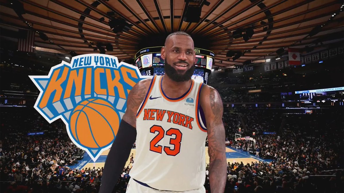 .nick wright broke down why he likes LeBron going to the Knicks… and if LBJ won a chip for NY, Chris Broussard says it could even shift the GOAT conversation 👀 “It wouldn’t move me, BUT it would move a lot of people.”