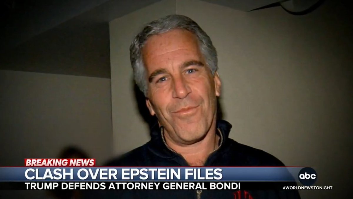 As the White House tries to defuse anger among Pres. Trump’s supporters after the DOJ and FBI announced they won't release any more information about the Jeffrey Epstein investigation, the president came to the defense of AG Pam Bondi. Jonathan Karl has more.