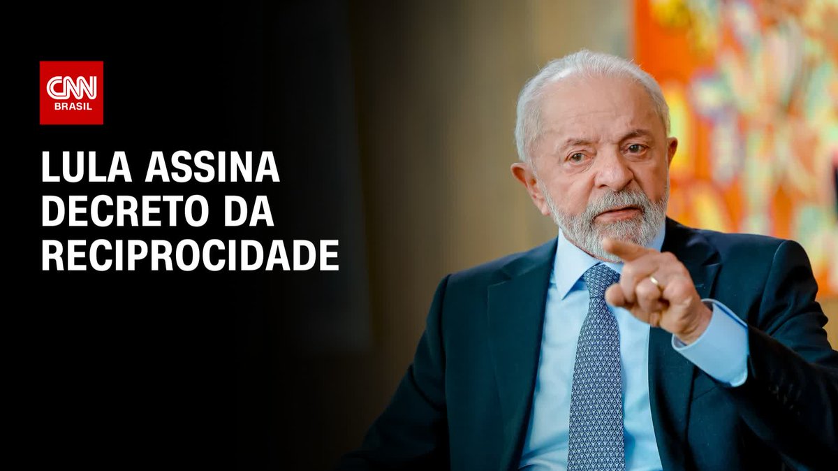 Lula assina decreto de reciprocidade; assista #CNNPrimeTime