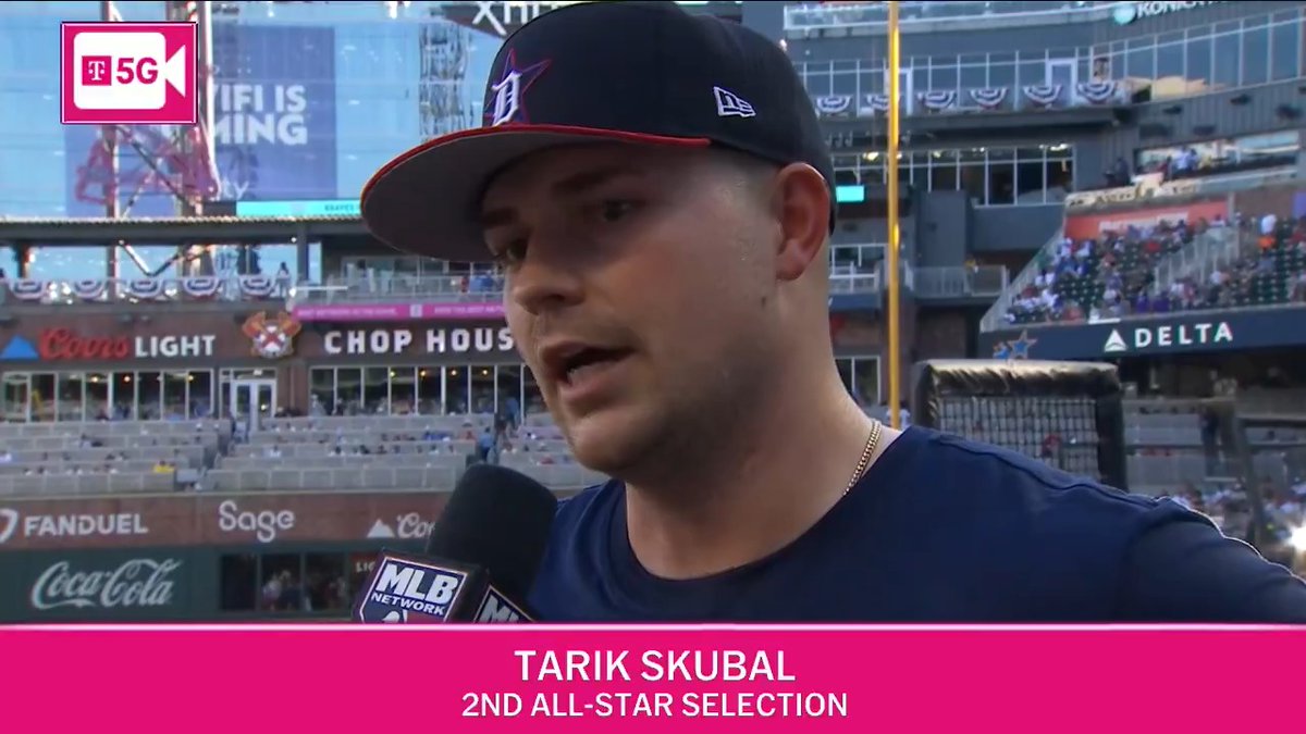 Tarik Skubal gets the start for the AL tomorrow in the Midsummer Classic! The Detroit Tigers hurler caught up with Yonder Alonso ahead of the T-Mobile Home Run Derby.