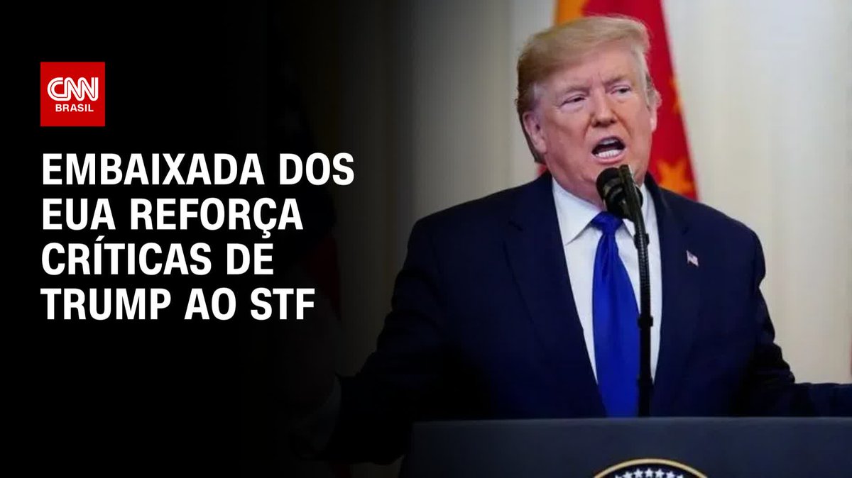 Embaixada americana reforça críticas de Trump ao STF; assista #WW