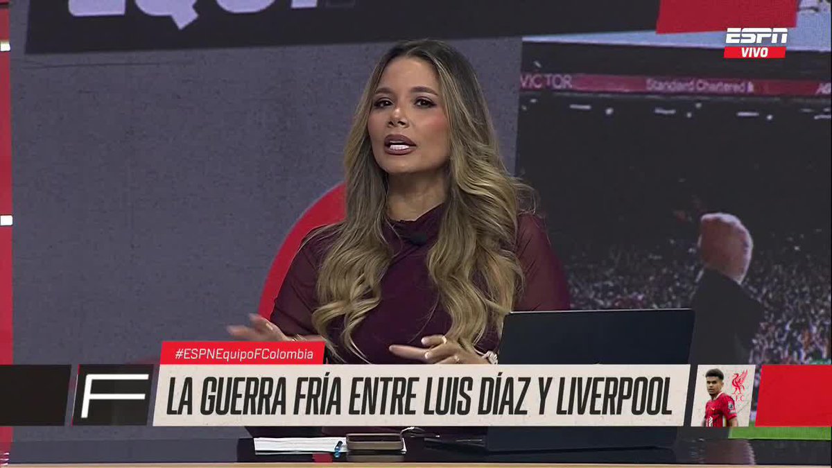 #ESPNEquipoFColombia Luis Díaz declarado intransferible por el Liverpool, pero sin subirle el salario a lo que cree que merece "Si brillando no tiene derecho a pedir lo que considera, ¿Entonces cuándo?" Melissa Martinez ▶️ No te pierdas EQUIPO F por #DisneyPlus