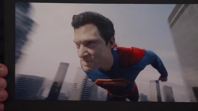 .David Corenswet explains how he does the iconic Superman face while “flying”! #FallonTonight #Superman