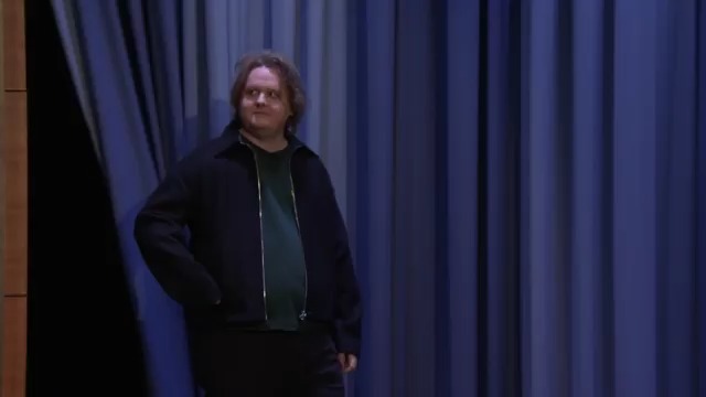 .Lewis Capaldi knows how to make an entrance 🤣 #FallonTonight
