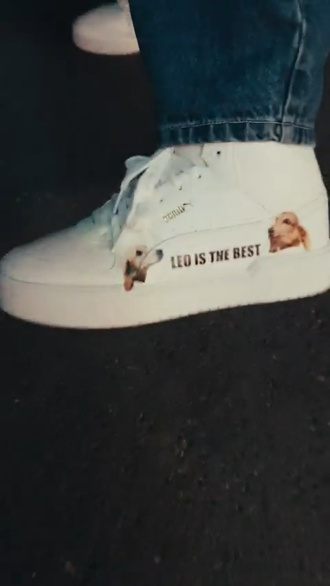 "film my shoes, please" He was so proud of these shoes, it's so cutee😭❤️‍🩹❤️‍🩹
