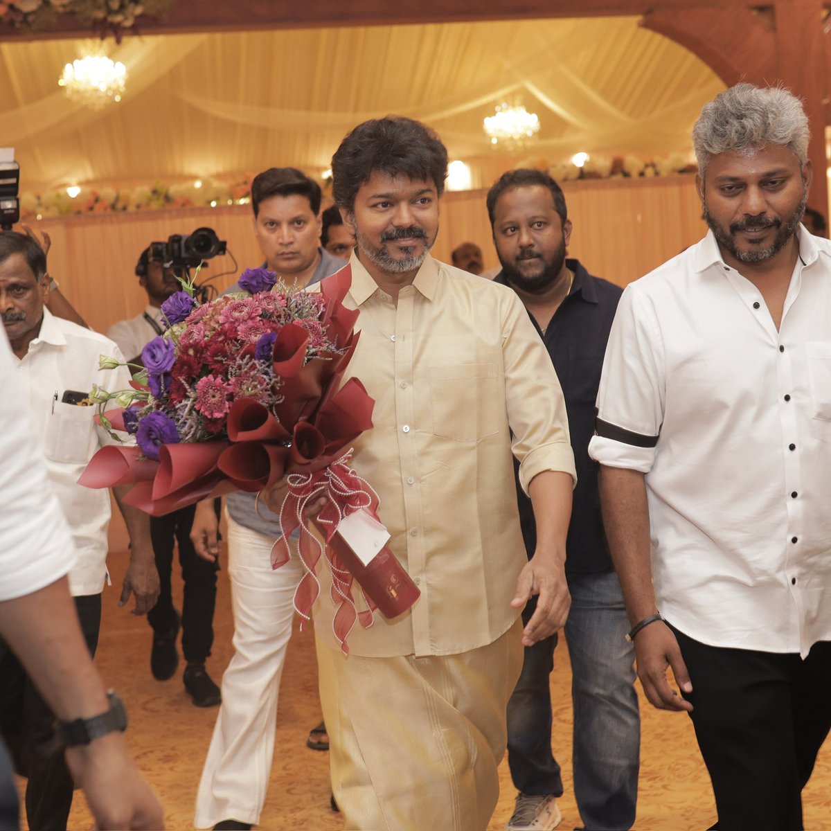 Thalapathy Vijay at Jeppiaar Family Grand Wedding Reception