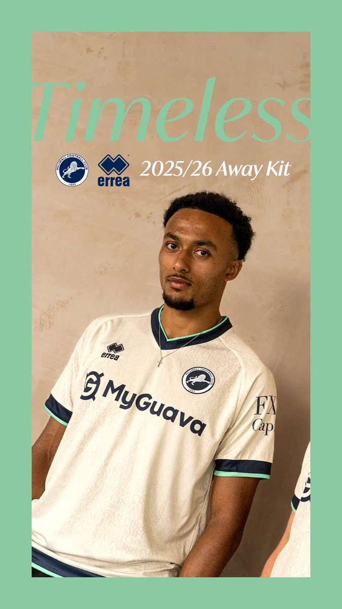 😍 A timeless classic. 🪡 Presenting #Millwall’s 2025/26 Away Kit – a blend of football and fashion.