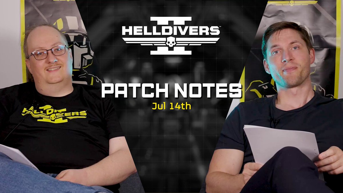 🛠 Support incoming ⚙️ Balancing! Mission Fixes! Weapon Fixes! More! As always, in very democratic video format! Watch the full video and read more here: