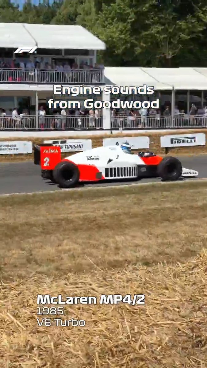 The many F1 engine sounds at Goodwood Festival of Speed 😮💨 Which is your favourite? 🦻 #F1 #FOS