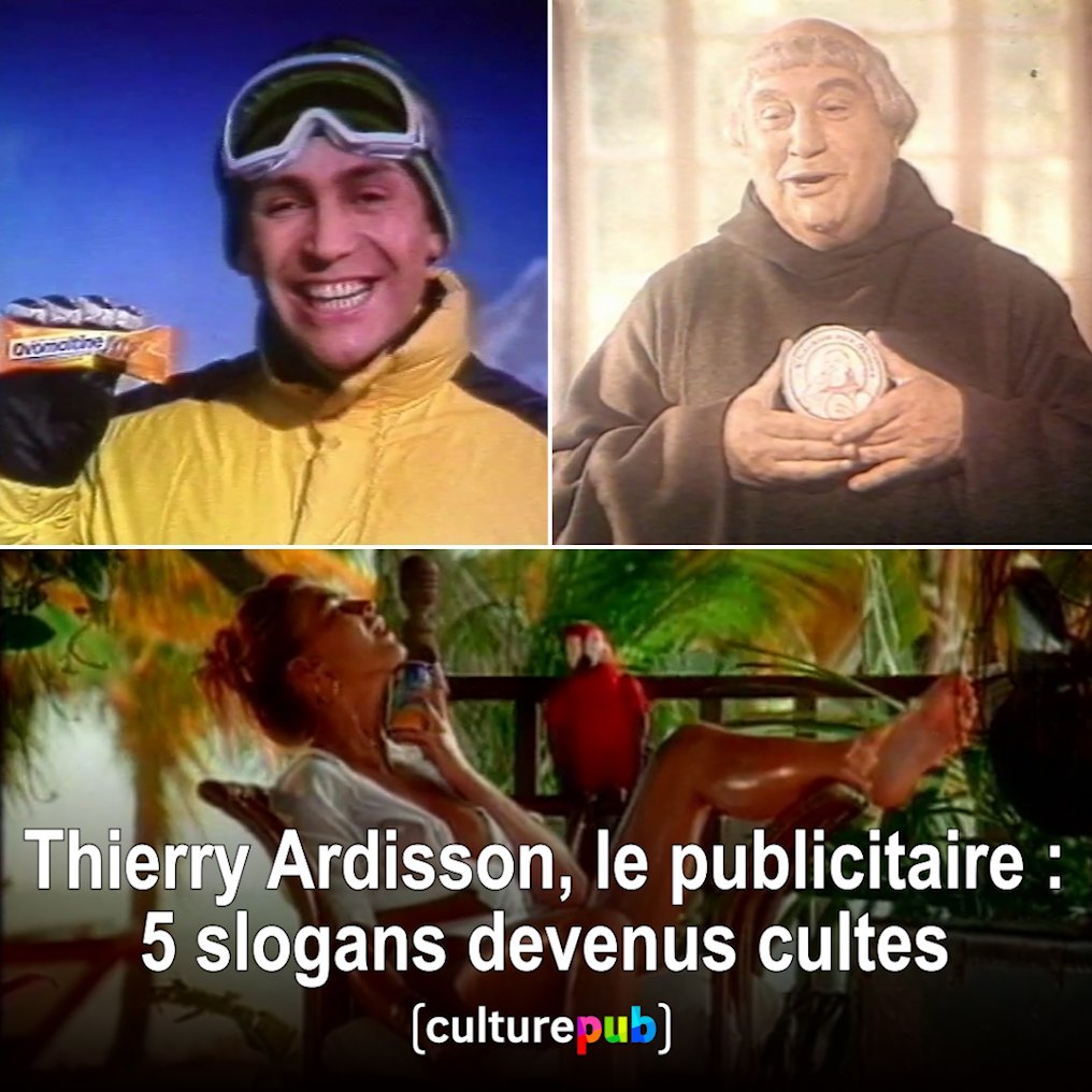 Avant de devenir l'homme de TV que tout le monde connaît, Thierry #Ardisson était un homme de pub à qui l'on doit de nombreuses créations des années 80 et 90 qui ont marqué toute une génération. Hommage tout en pubs à "l'homme en noir"... 😎😥 "Magnéto, Thierry !"