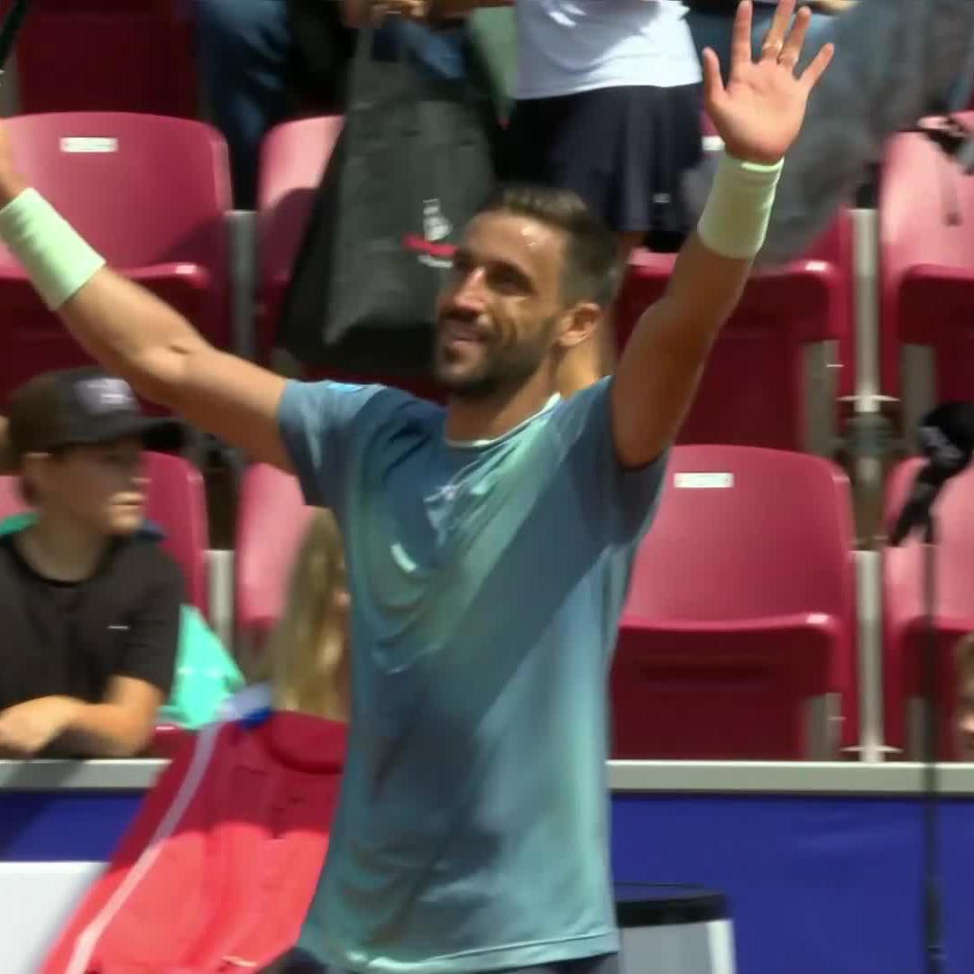 Up and running in Bastad! 💪 Damir Dzumhur defeats Ofner 6-4 6-4 to break a 4-match losing streak #NordeaOpen
