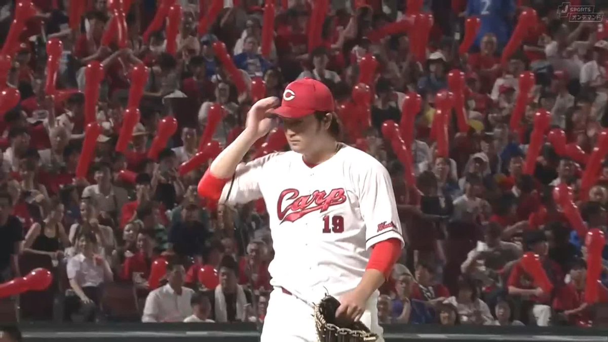 ⚾️7回表⚾️ 恐れ知らずの #二俣翔一 相手ベンチに躊躇なくイン‼️ 味方を助ける好捕球💥 広島0-0横浜DeNA J SPORTSオンデマンド LIVE配信中✨
