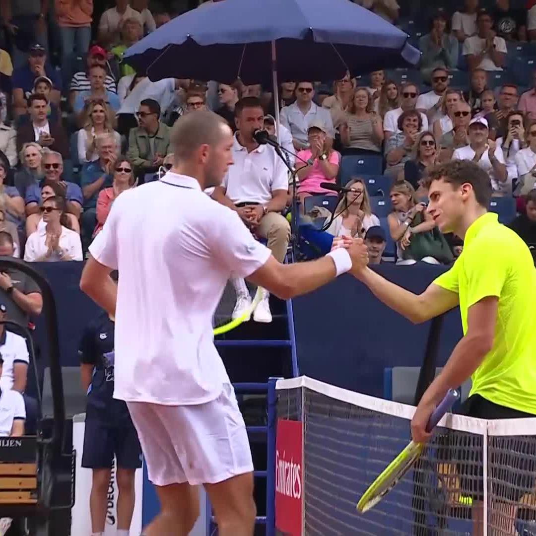 Starting strong 💪 Juan Manuel Cerundolo defeats 2024 semi-finalist Struff 6-3 3-6 6-3 in Gstaad! EFG Swiss Open Gstaad
