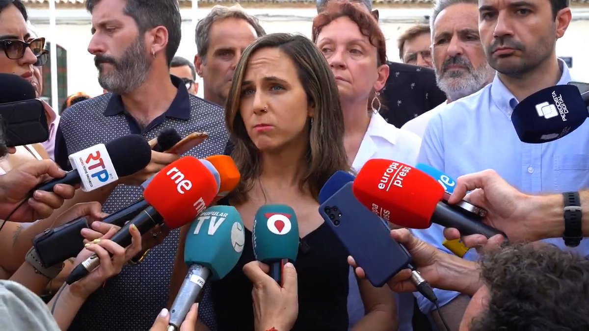 Nunca vimos a la ultraderecha cuando había que denunciar a los empresarios que agredieron sexualmente a niñas de 14 años, ni cuando se abandonó hasta la muerte a un trabajador en Murcia o cuando tres alemanes le dieron una paliza a un taxista. 🎥Ione Belarra en Torre Pacheco