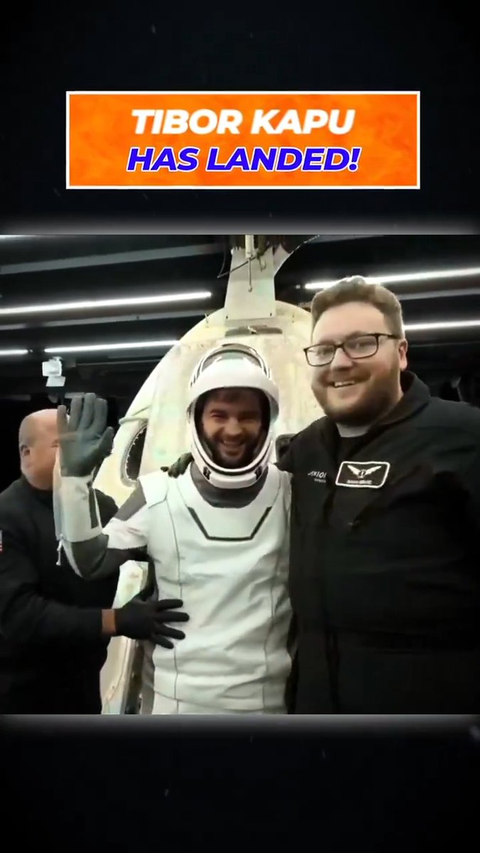 Welcome back on Earth, Tibor!