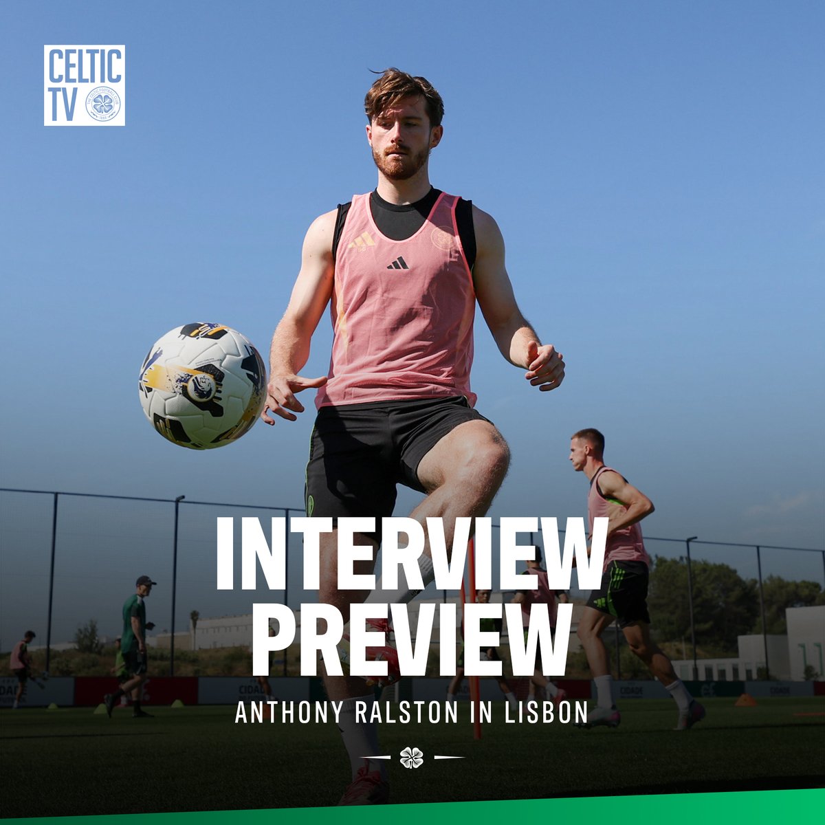 🗣️ “On the pitch, it’s been hard work to say the least. The sessions have been really hard and the boys have been putting the work in.” Anthony Ralston spoke to #CelticTV last night as the Celts prepare to leave Lisbon 🔜 #SummerOfCeltic🇵🇹 | #ReturningChampions | Celtic Football Club🍀