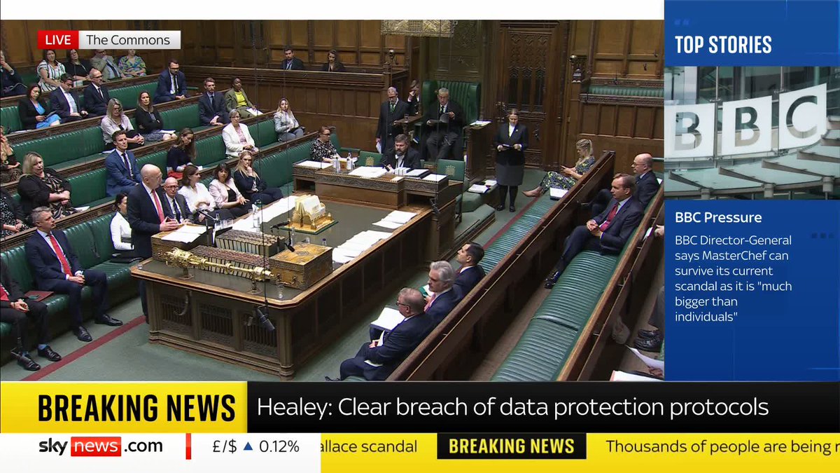 'To all those whose information was compromised, I offer a sincere apology today on behalf of the British government.' Defence Secretary John Healey delivers a statement after it was revealed thousands of Afghans are being relocated to the UK after a personal data leak.