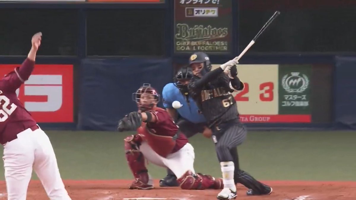 再び試合は振り出しに‼️ オリックス 中川圭太 選手の2点タイムリーヒット🔥 👇ライブ配信はこちら