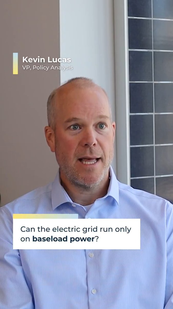 Baseload generation is simply not flexible, meaning we cannot react to demand changes and consumers are forced to pay higher prices. SEIA's Kevin Lucas explains⤵️