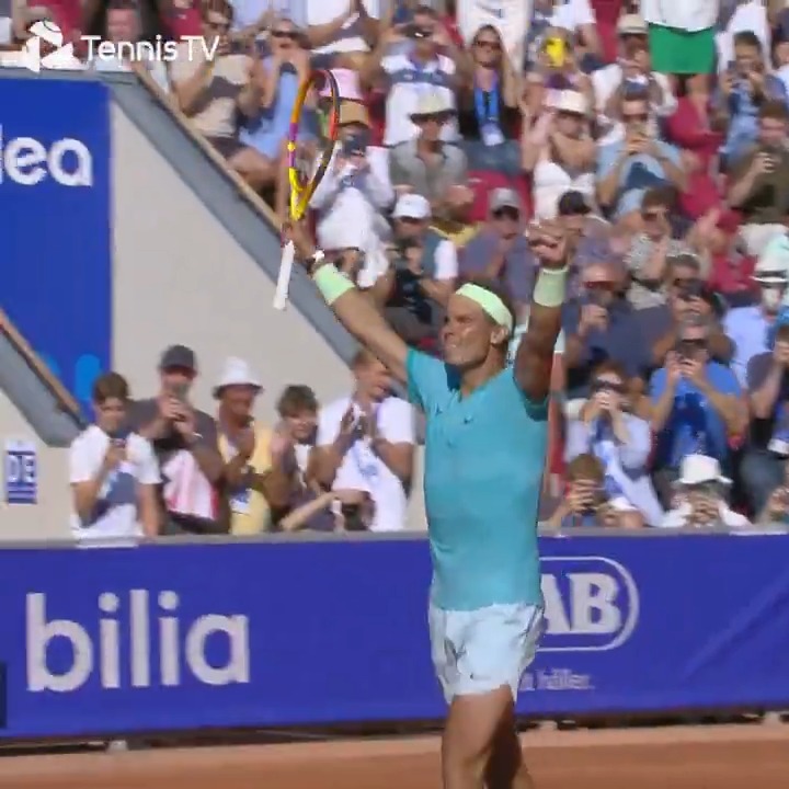 4 hours of pure grit and determination! 🥵 Throwback to when Rafa Nadal and Mariano Navone contested this epic at the #NordeaOpen