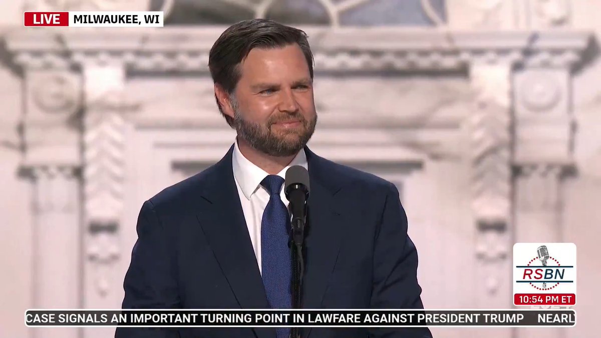 One year ago today, JD Vance officially accepted the Republican nomination for Vice President. Since then, he’s worked hand in hand with President Trump to fight for working families, secure our border, and Make America Great Again!