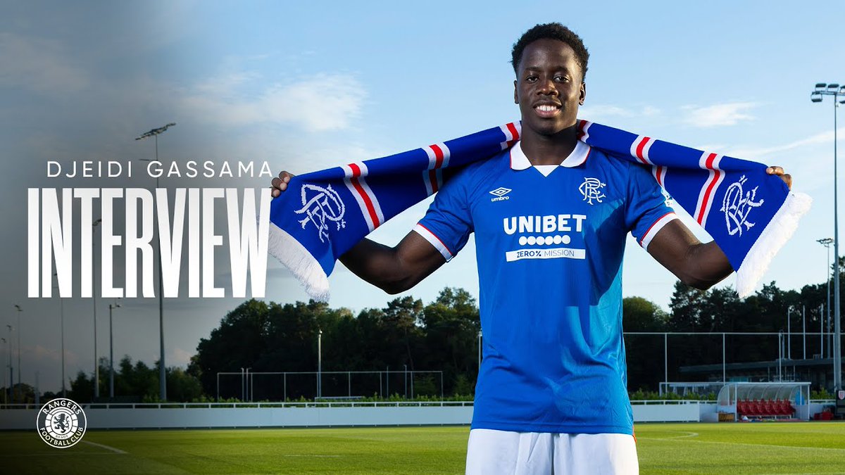 ๐๏ธ Djeidi Gassama speaks to RangersTV after signing a long-term deal from Sheffield Wednesday. ๐ฒ