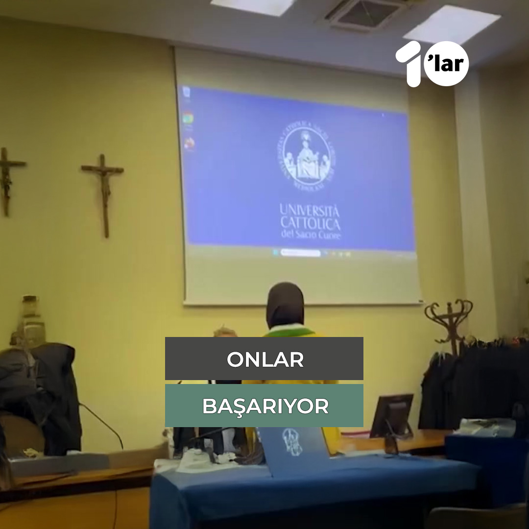 Suriyeli mülteci kız, İtalyan üniversitesinden birinci sınıf onur derecesi aldı.