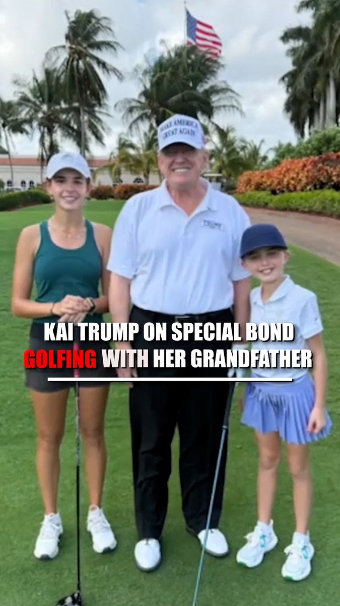 "He really just taught me to keep on fighting and keep on practicing... And I’ve loved playing golf with him my whole life." Kai Trump reflects on the incredible bond she's developed with her grandfather, President Trump, out on the golf course. | FOX & Friends