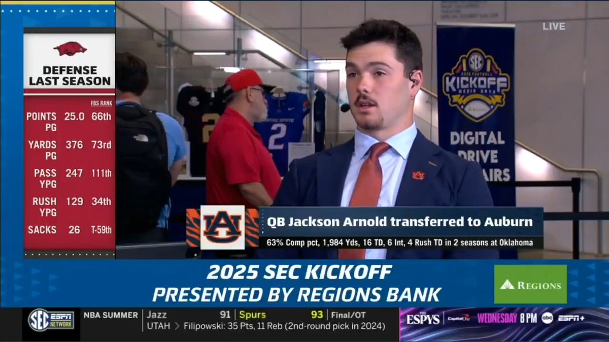 Watch out for Horatio “The Show “ Fields 👀🔥 #WarEagle | #SECMD25
