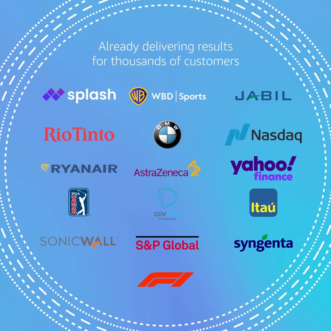 AWS is scaling up our commitment to #generativeAI with a new $100M investment. 🤖📈 From enterprise breakthroughs to next-gen agentic AI, the future is moving fast—and we’re building it with our customers. 🔗