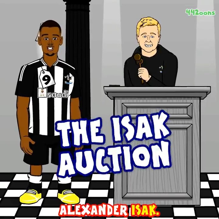 Isak to Liverpool - the auction!