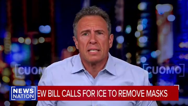Chris Cuomo slams Democrats calling for ICE agents to be unmasked while arresting illegal aliens