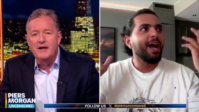 "I'm showing you through humour that it's literally this f*cking crazy!" YouTuber Arab justifies his video content laughing about radicalised child soldiers in Afghanistan. Watch more 👇 📺 Piers Morgan | Arab