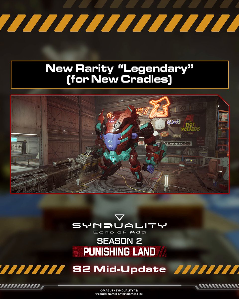 『Accessing Content』 Season 2 of SYNDUALITY Echo of Ada comes with new quests, rewards, and much more. Log on and check out the mid-season update to PUNISHING LANDS, and start exploring the newest update!