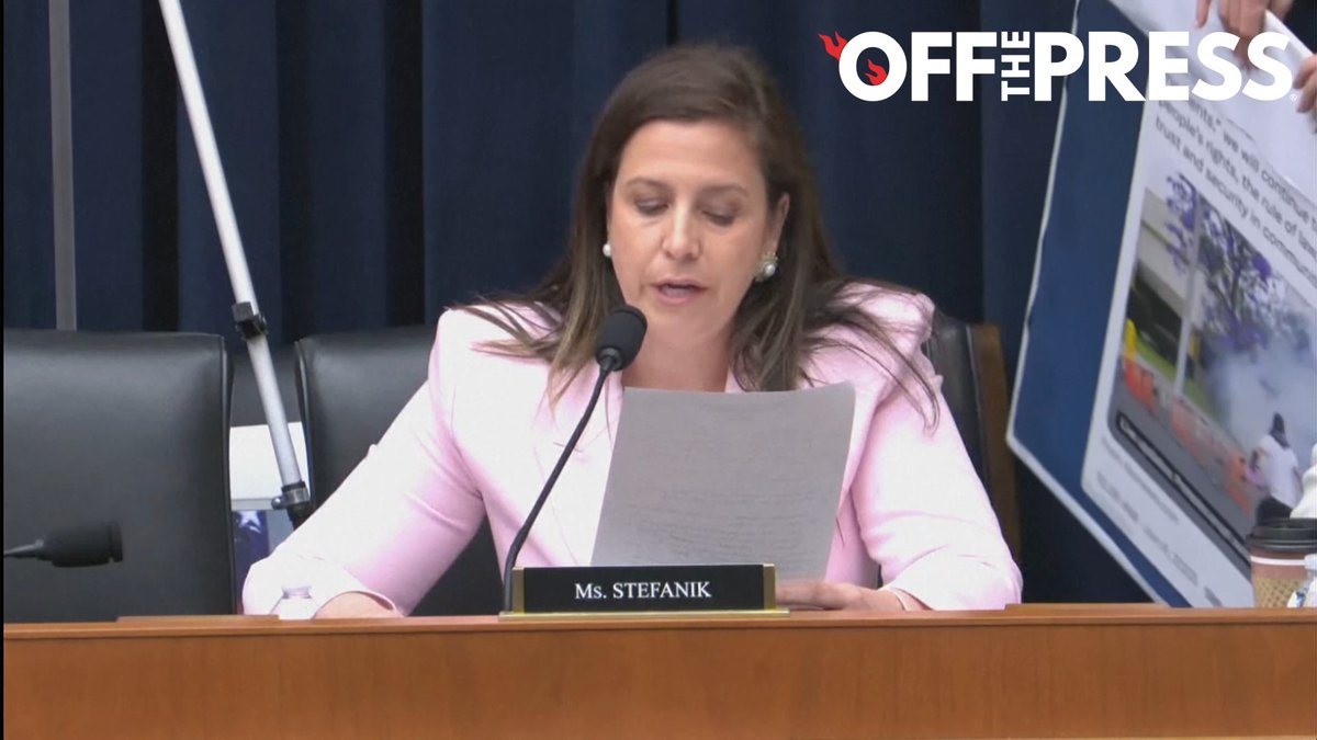 BREAKING: Rep. Stefanik slammed the CUNY chancellor over his handling of a swastika found on campus. “Always an investigation, but never any action.”