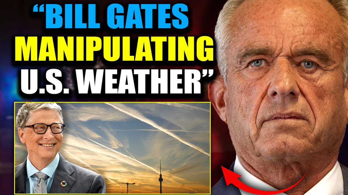 RFK Vows To Arrest Bill Gates for Orchestrating Devastating U.S. Floods via Chemtrails The Texas floods weren’t an act of God. They were an act of war. RFK Jr.'s Chemtrails Task Force - now operating deep inside the belly of the beast - has uncovered what the media won't touch: the devastating storms slamming the U.S. are engineered. And the names behind it? All too familiar. Bill Gates. Peter Thiel. The Clinton Foundation. Their funding. Their tech. Their fingerprints - all over the crime scene.