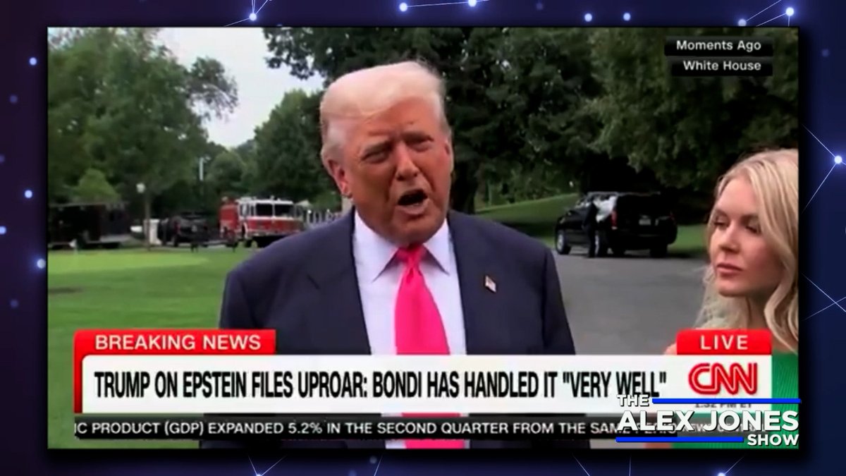 BREAKING VIDEO: Trump Calls On AG Pam Bondi To Release More Epstein Files, "Whatever She Thinks Is Credible, She Should Release" He Says Bondi Handled The Epstein Files "Very Well" After She Delivered A Quick Briefing To The President