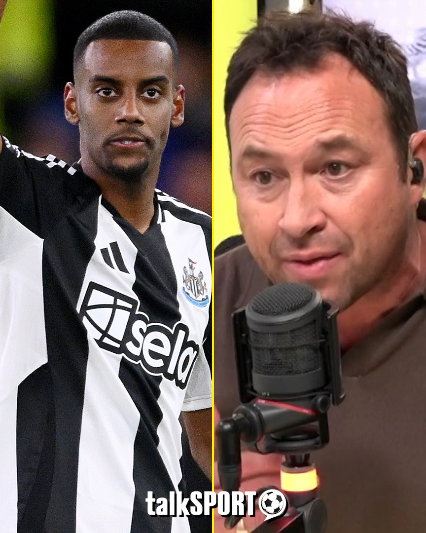 🔴 "If they get him, they are overwhelming favourites for the title." 👀 "There's a food chain & #NUFC aren't as big as #LFC." Jason Cundy claims Liverpool would be clear title favourites if they managed to sign Alexander Isak