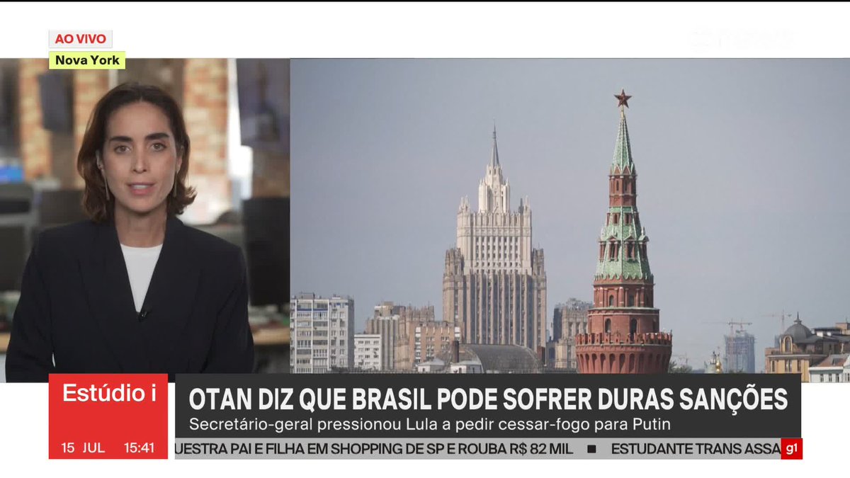 Blog: O secretário-geral da OTAN, Mark Rutte, alertou nesta terça-feira (15) que países como Brasil, China e Índia podem ser alvo de sanções secundárias caso mantenham relações comerciais com a Rússia. Recado foi dado. SOMOS TODOS BOLSONARO