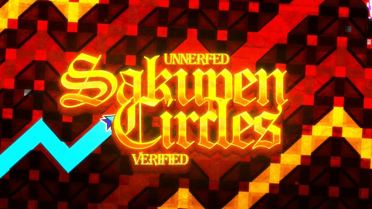 "Sakupen Circles" (Unnerfed) by Nick24 has finally been verified after nearly 10 years — beaten by russian player ad3usgmd in 267,516 attempts! 🏆