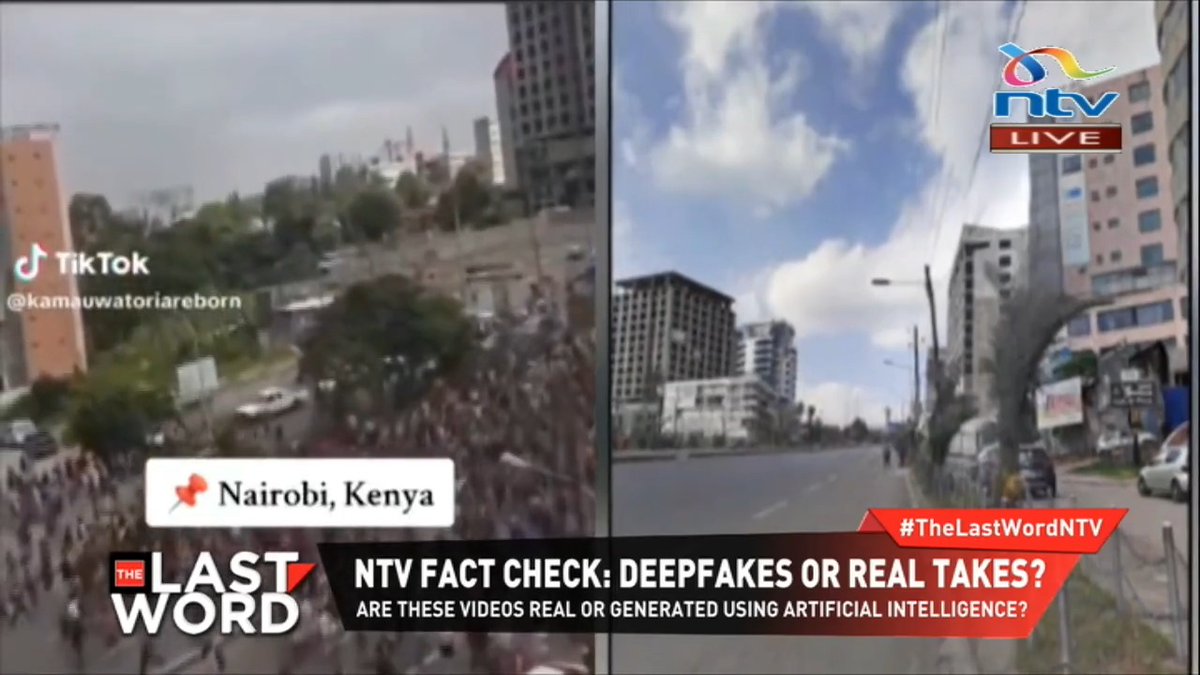 Viral 'Ruto must go' video debunked as fake, traced to a street in Ethiopia in 2018. #TheLastWordNTV James Smart