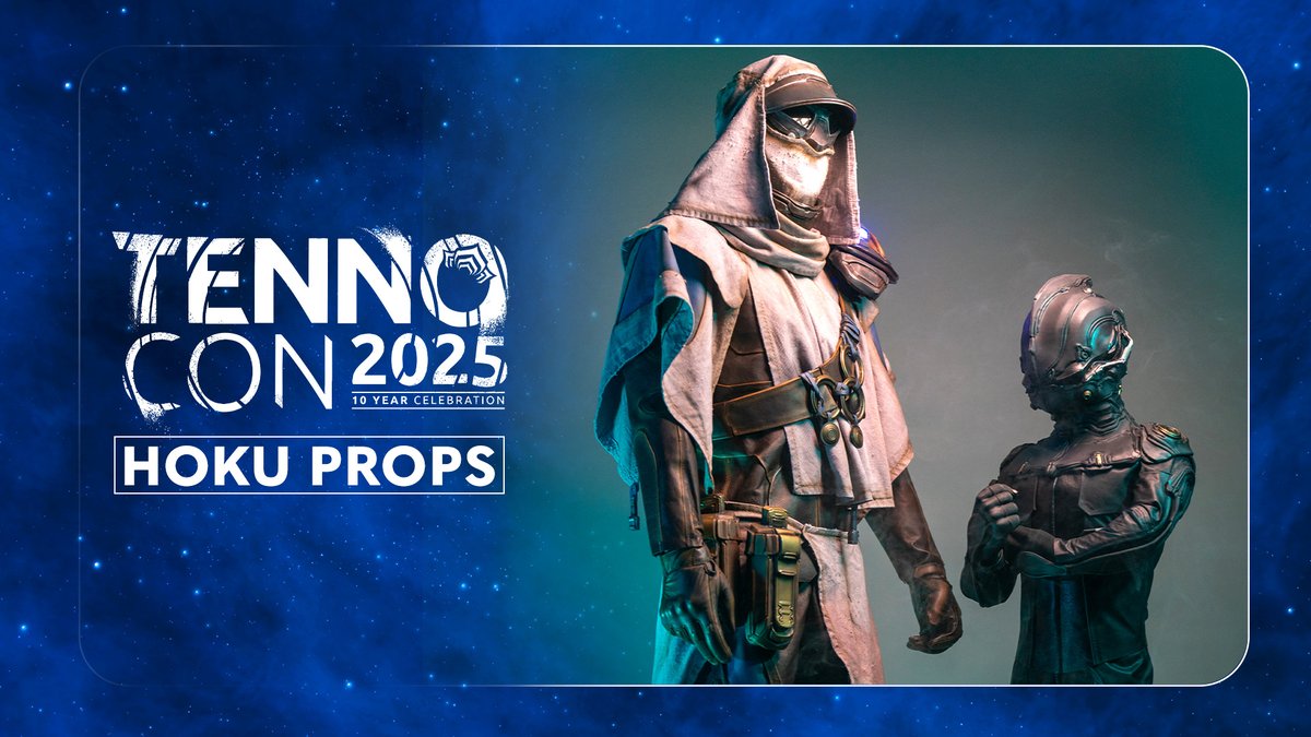Gaze upon the final creations of @HokuProps! These life-sized costume mannequins of the Drifter and Operator will be appearing in all their splendor at #TennoCon 2025!