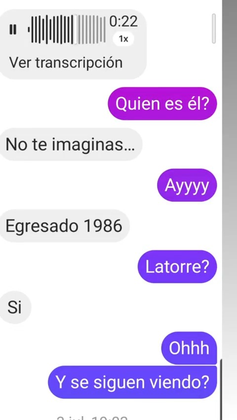 "Diego Latorre": Por comentarios sobre las historias que Fernanda Iglesias publicó en Instagram