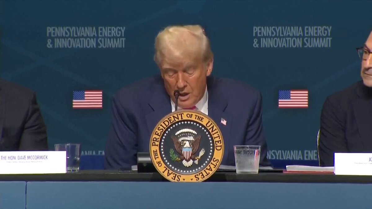 .President Donald J. Trump: "The investments being announced this afternoon include more than $56 billion dollars in new energy infrastructure, and more than $36 billion dollars in new data center projects—and a lot more than that are going to be announced in the coming weeks."