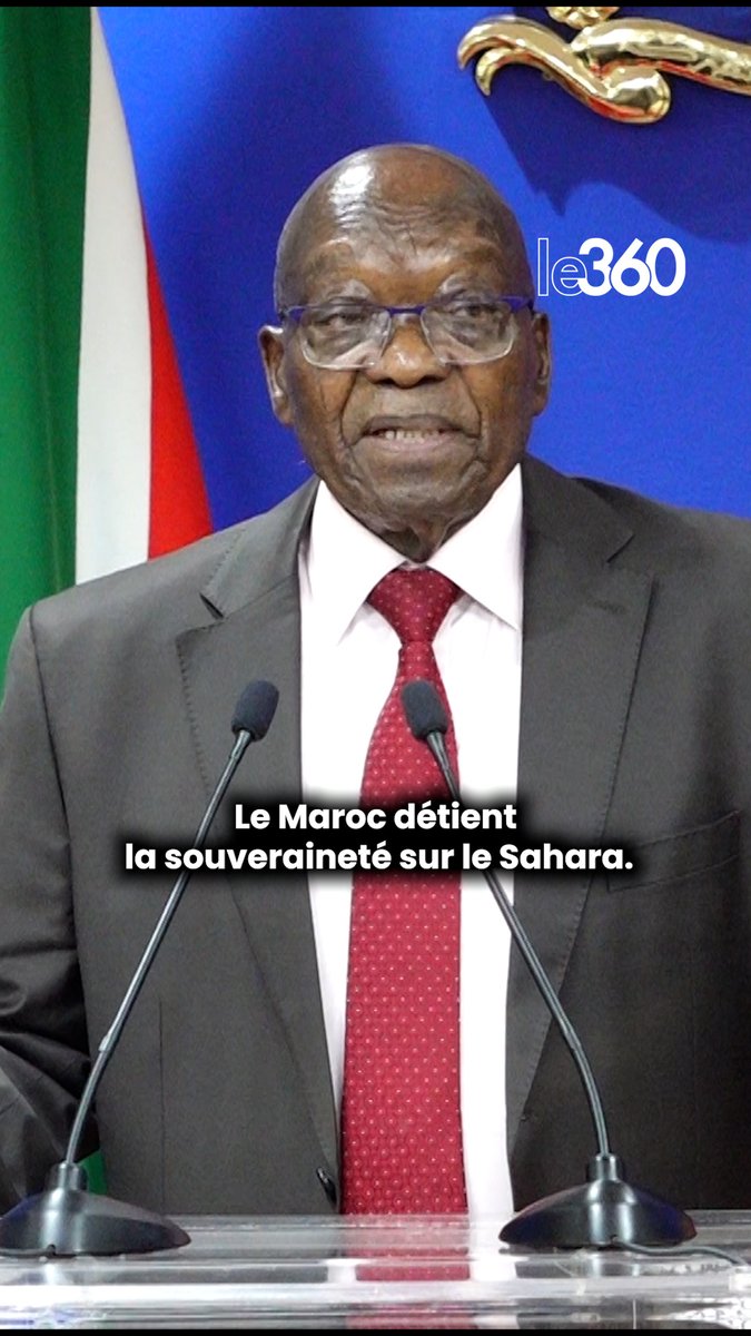 🇲🇦🇿🇦 « Notre parti reconnaît le contexte historique et juridique qui sous-tend la revendication du Maroc sur le Sahara. » « Le plan d’autonomie garantit au Maroc l’exercice de sa souveraineté sur le Sahara, tout en assurant la stabilité et le développement de la région. » — Déclaration du parti uMkhonto we Sizwe (MK), dirigé par l’ancien président sud-africain Jacob Zuma