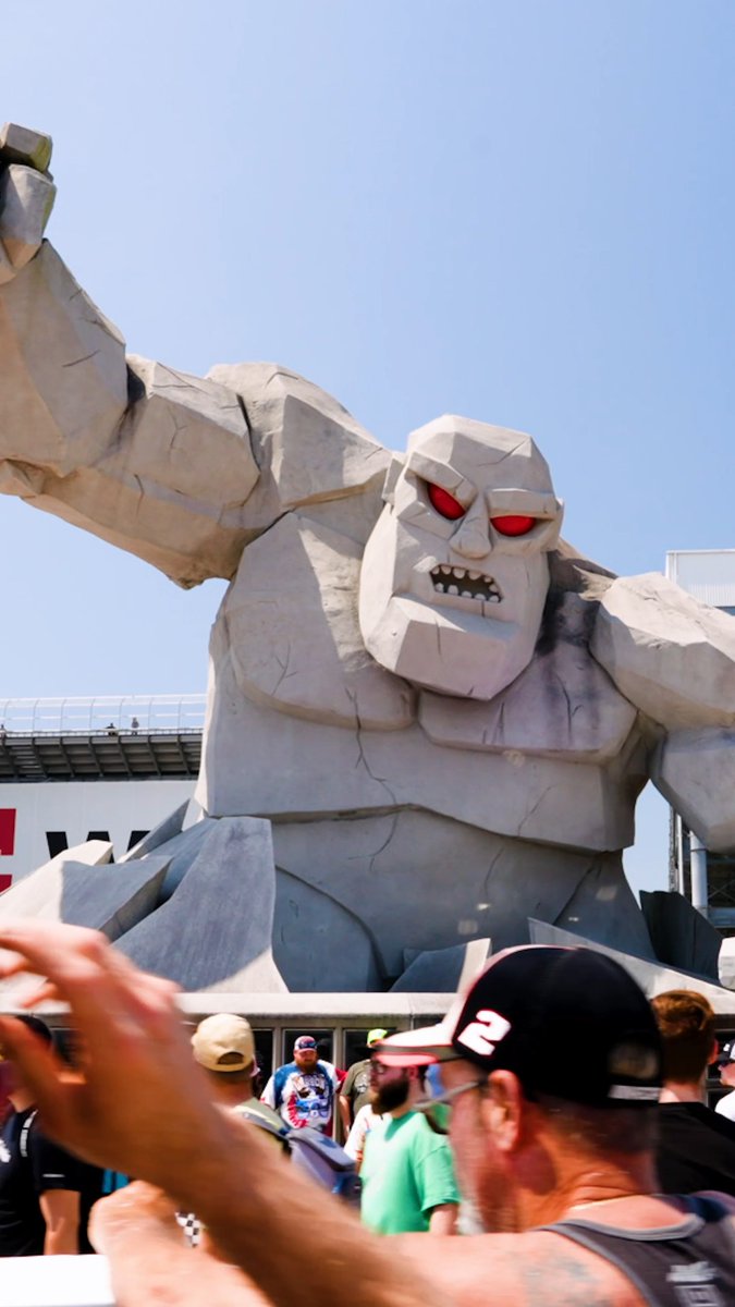 This isn't just any rock. This is one mile of mean concrete.